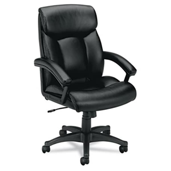 Fine-Line VL151 Executive High-Back Chair Black Leather FI195205 - main